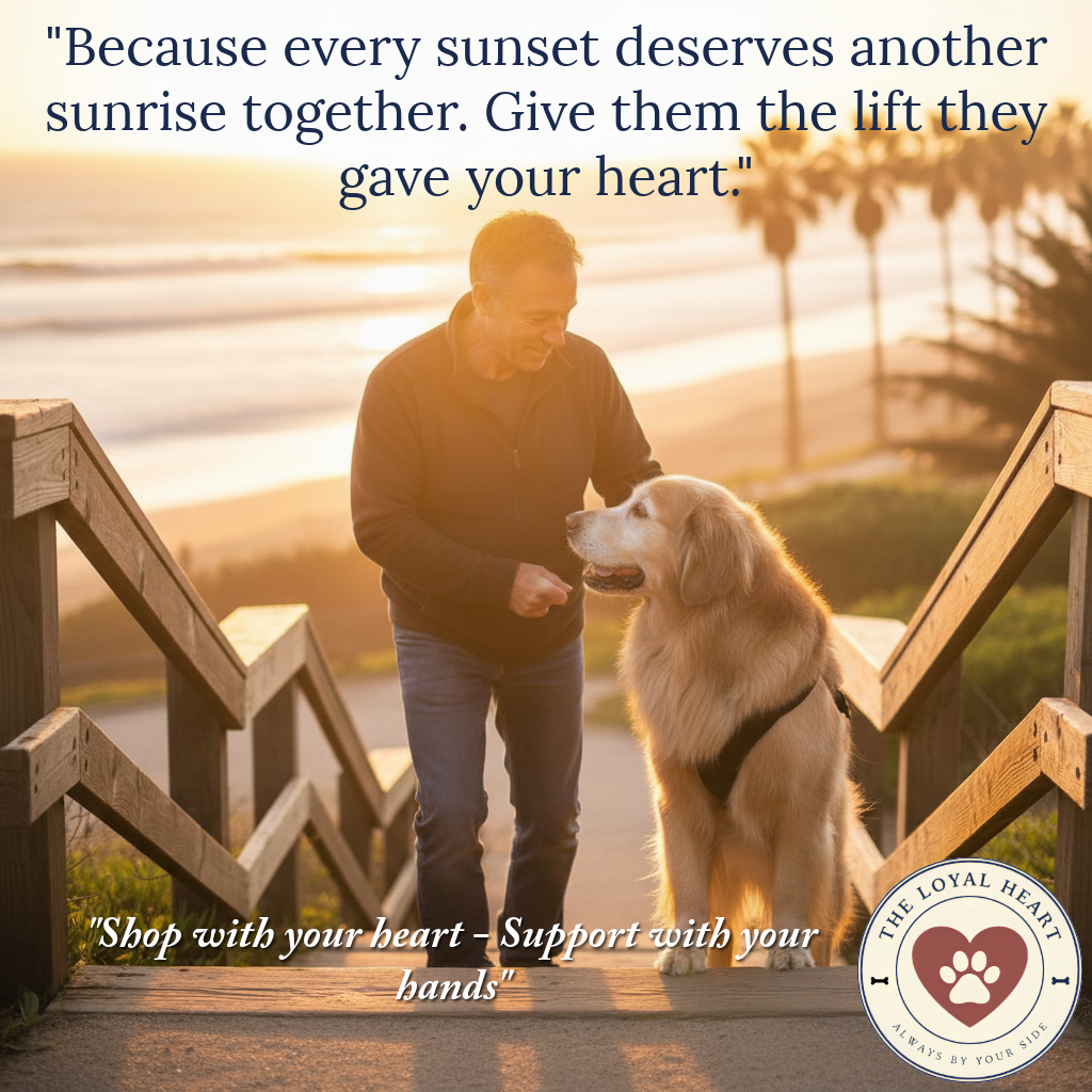 "Gentle Support Harness for Aging Dogs – Walk Together Again | The Loyal Heart"